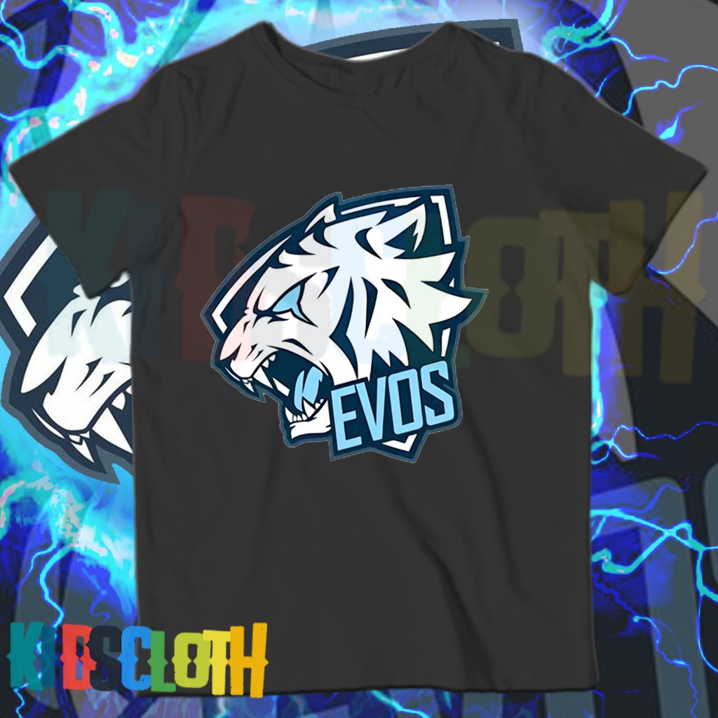 เสื้อยืด พิมพ์ลายโลโก้ Evos Esport สําหรับเด็กผู้ชาย และเด็กผู้หญิง