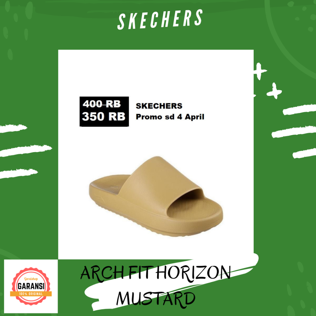 Skechers รองเท้าแตะ สําหรับผู้ชาย ARCH FIT HORIZON ของแท้ 100%