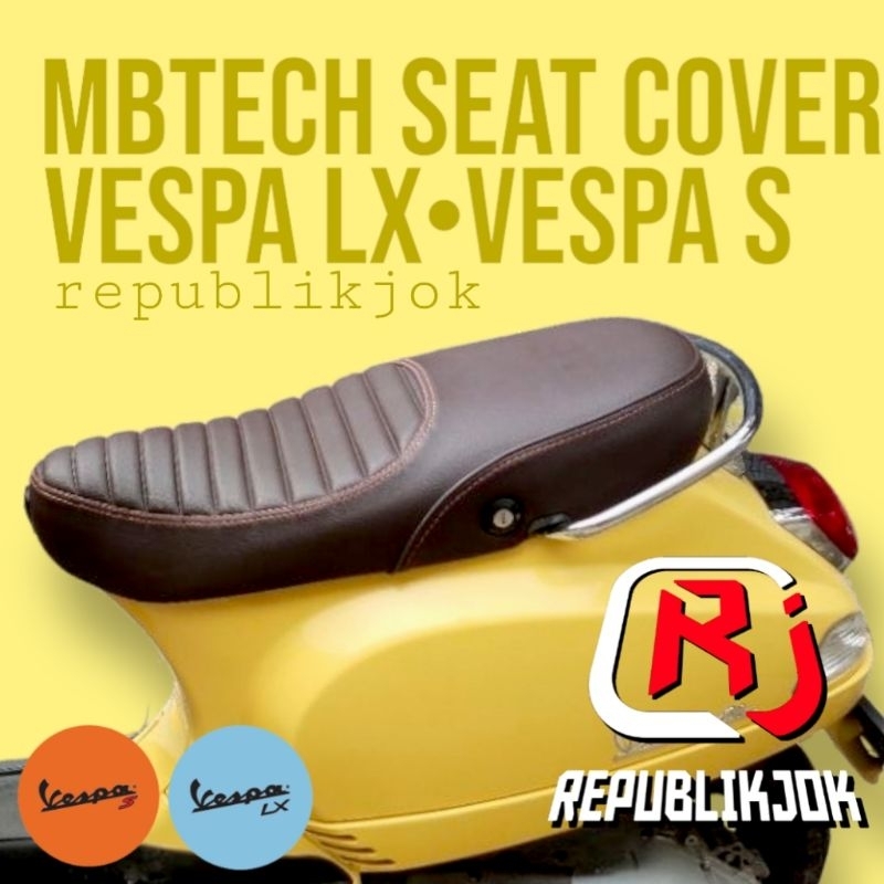 เบาะหนัง Vespa LX Series &amp; Vespa S 125 iget MBtech Camaro รุ่นพิเศษ