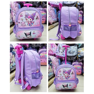 กระเป๋ารถเข็นสําหรับเด็กอนุบาลหญิง / การศึกษาปฐมวัยพร้อมกระเ…