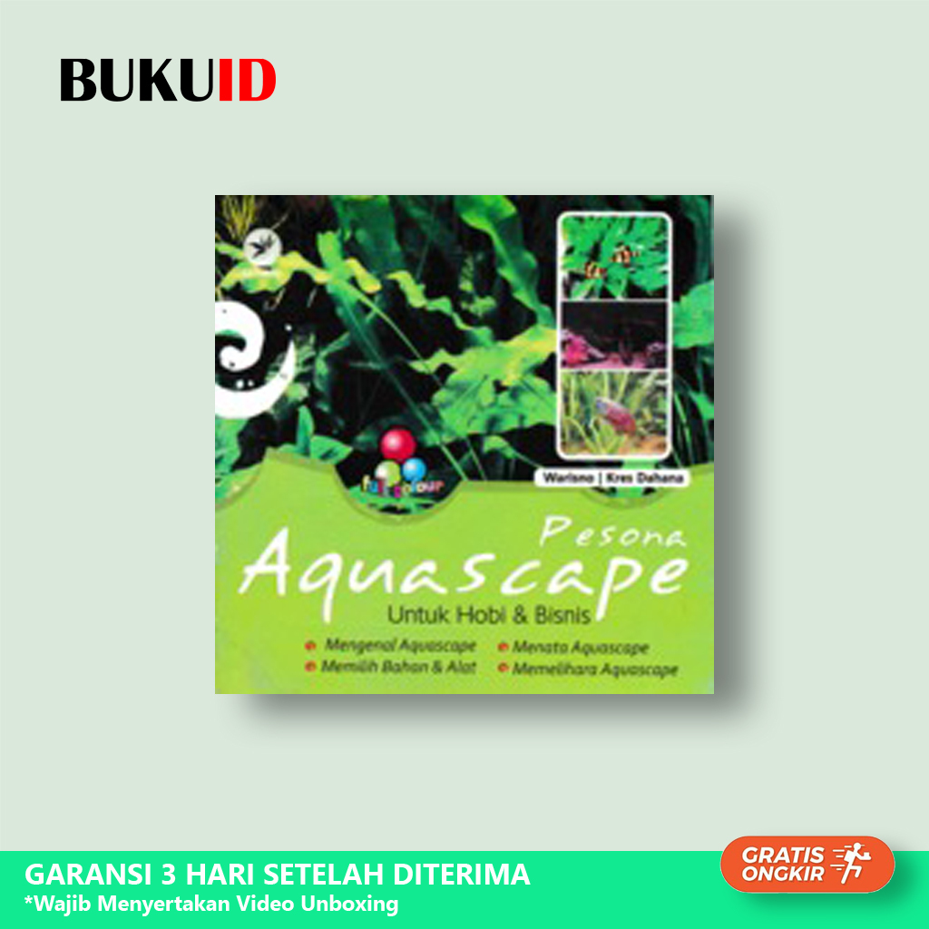 หนังสือ Aquascape Charm สําหรับงานอดิเรกและธุรกิจ - ต้นฉบับ