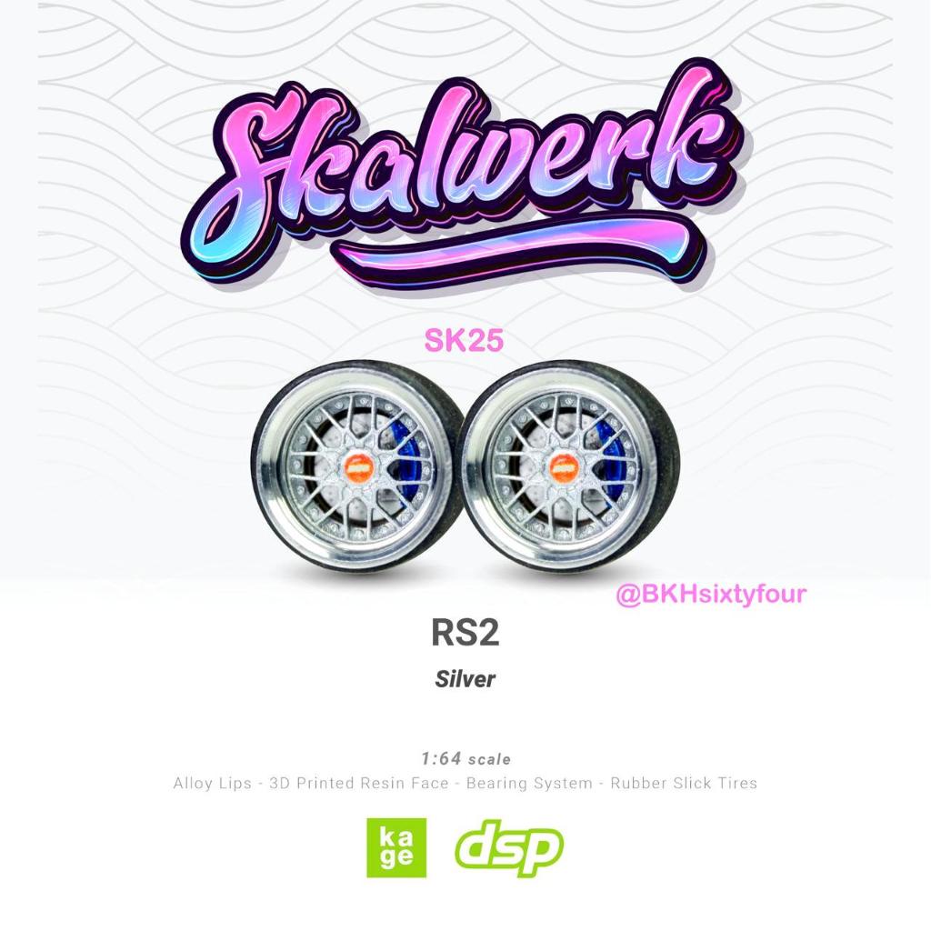 SKALWERK SK25 BBS RS2 10 มม. Diskbreak+Bearing High Detailing