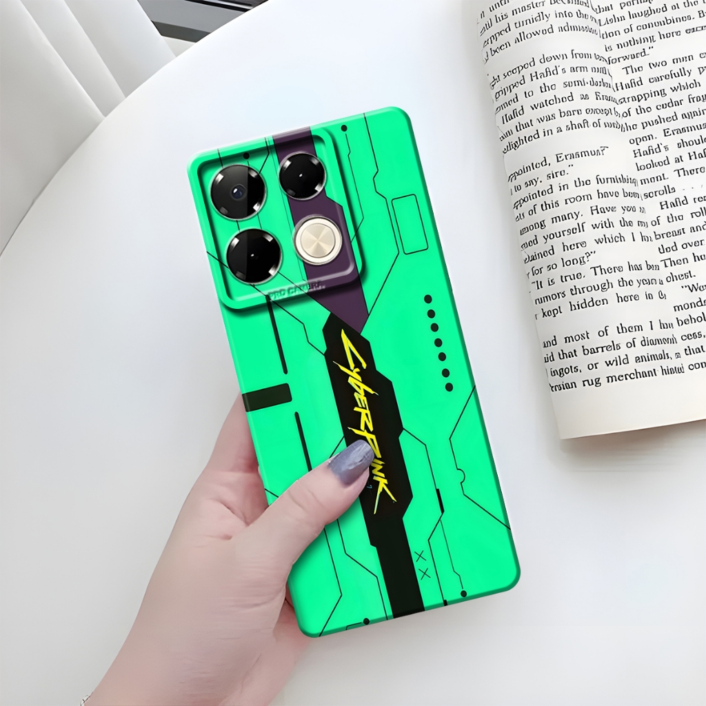 Softcase Procamera INFINIX NOTE 40, NOTE 40 PRO ซิลิโคนล่าสุด {ERSR70} Cyberpunk Motif 2077 Cool Cas