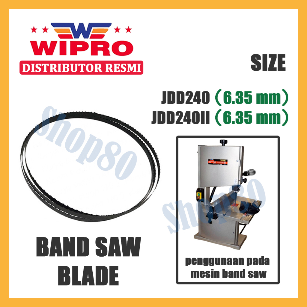 Mata Wipro Band Saw Blade JDD240 JDD240II ใบเลื่อยเทป JDD 240 240II