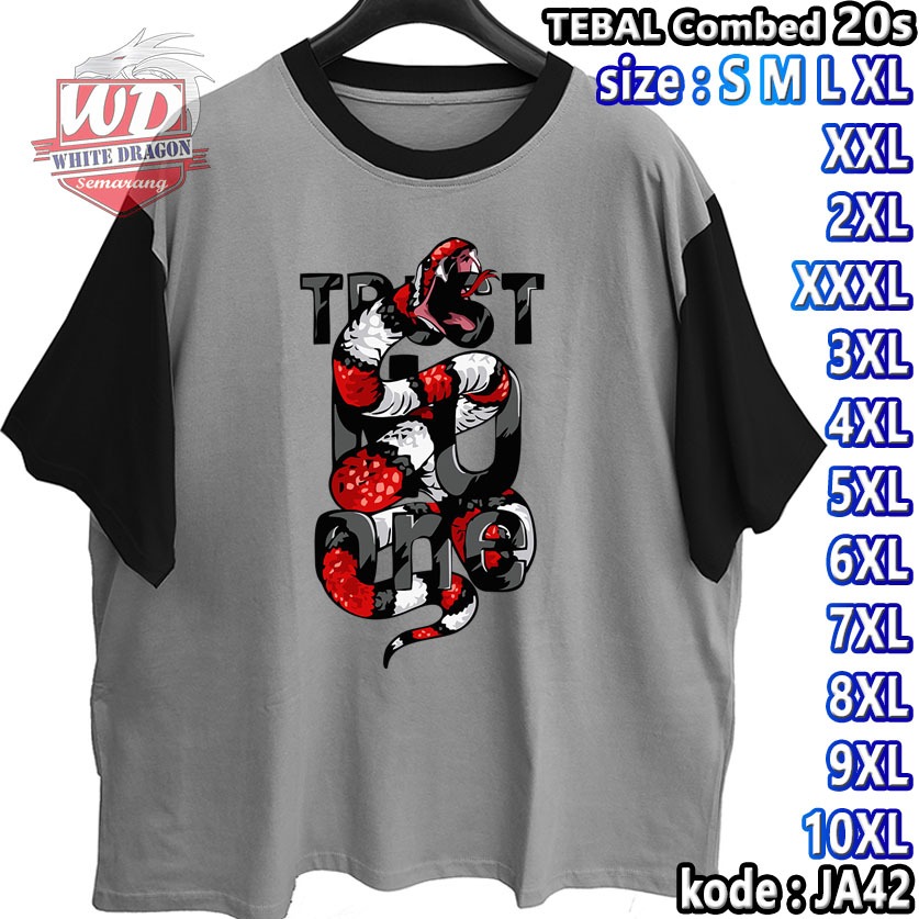 TRUST KAOS ไม่มีรหัสขนาดใหญ่ JA42 JUMBO 2XL 3XL 4XL 5XL 6XL 7XL 8XL 9XL 10XL