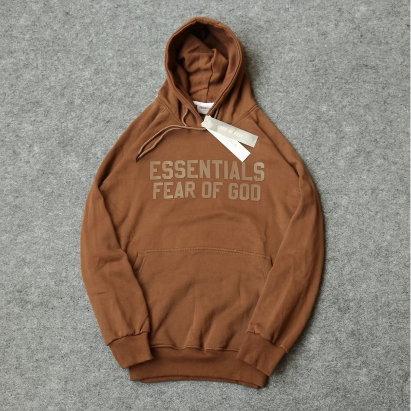 เสื้อกันหนาวมีฮู้ด ลาย ESSENTIALS FEAR OF GOD BASIC SWEATER