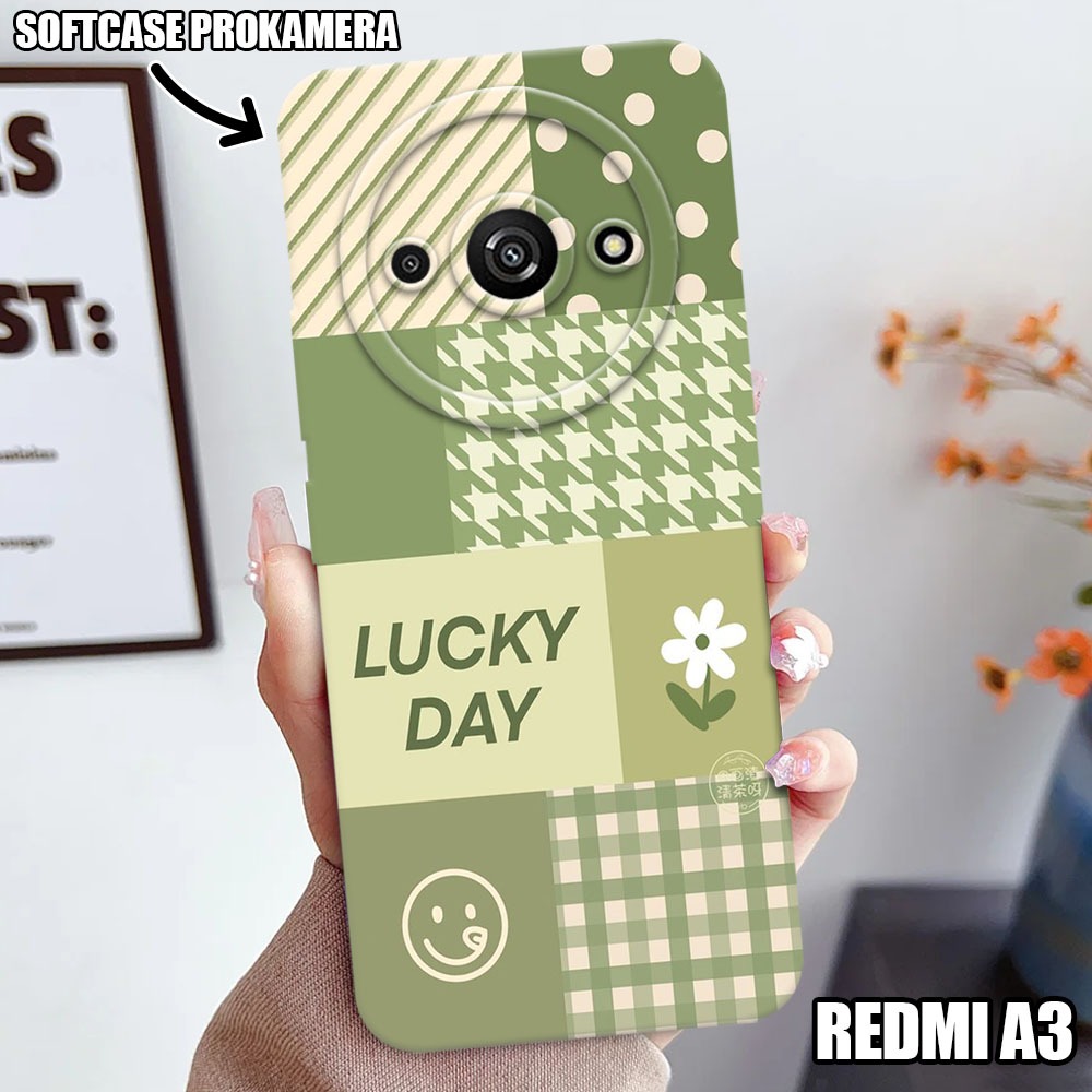 ซิลิโคนสําหรับ Xiaomi Redmi A3 2024 ล่าสุดบทคัดย่อ Motif Softcase (SK05) - CHEAP DISI - Redmi A3 Sof