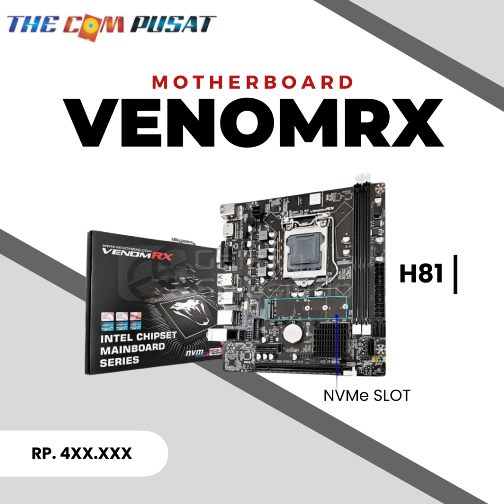 VenomRX H81 LGA1150 NVMe เมนบอร์ด