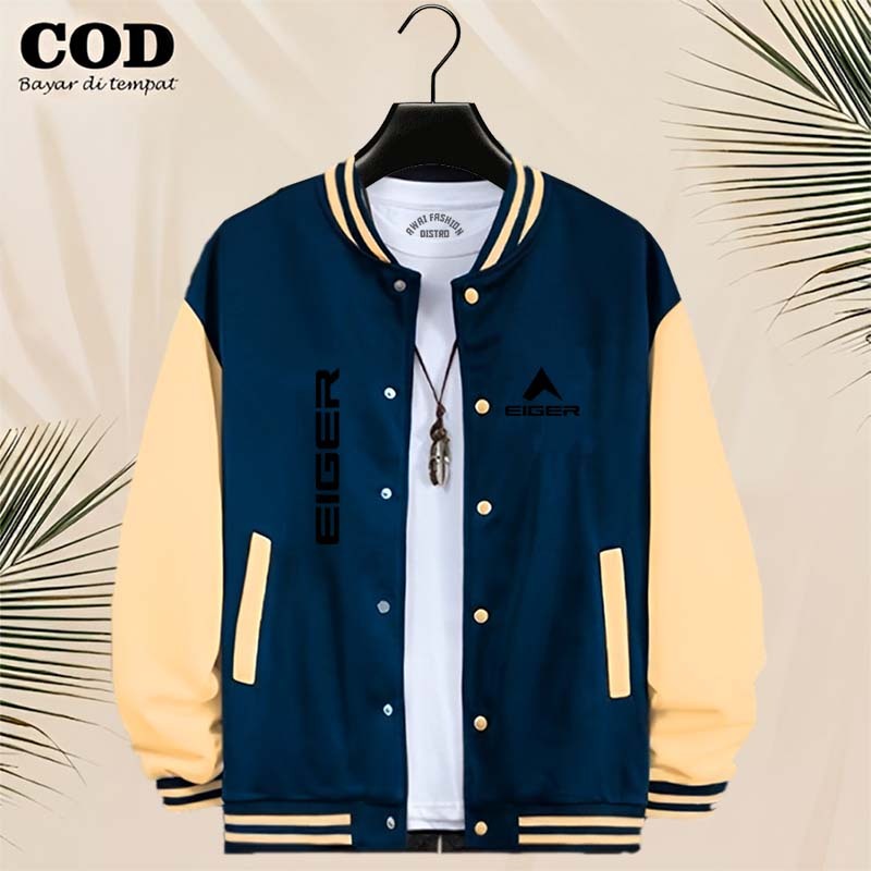 Varsity Baseball Bomber Jacket Mager Kirka ข้อความปุ่ม Black Mens Varsity Jacket / Mens Distro Baseball/ เสื้อกันหนาวคุณภาพพรีเมี่ยม/ Mens Womens Distro Jacket เสื้อกันหนาว