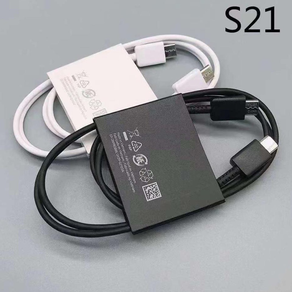 Aic สายชาร์จ samsung S22 S21 S21 S21 ultra NOTE 2 ultra ของแท้ 5A Type c Super Fast Charge data Cable samsung S21 ultra Type c to Type c สินค้าขายดี