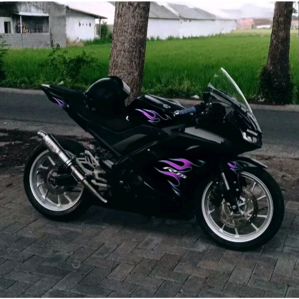 R15 v3 Striping - R15 v3 Fire Decal Sticker (ตัดแล้ว)