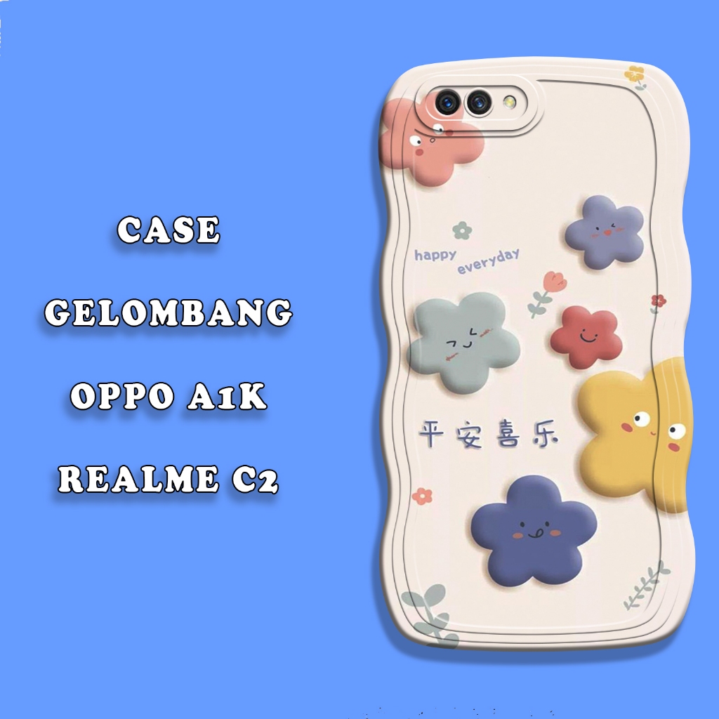 Soft Case CORRUG Oppo A1K - Realme C2 - Pro Camera Case - Fashion Case Motif 3D Wallpaper - Casing &