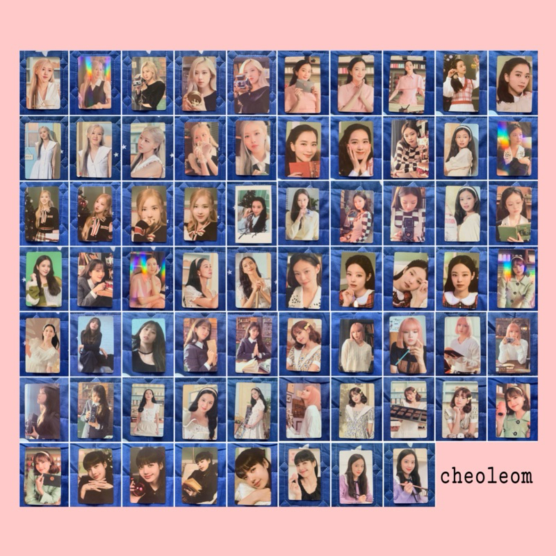[อัปเดต] Blackpink THE GAME PHOCARD COLLECTION Christmas & Valentine Edition - PC POB Jennie Rose Lisa Jisoo - SYNNARA MAKESTAR WEVERSE YG Select
