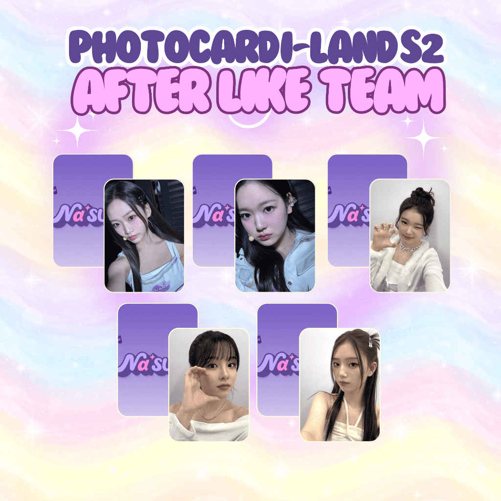 ชุดโฟโต้การ์ด I-LAND SEASON 2 x THE BLACK LABEL