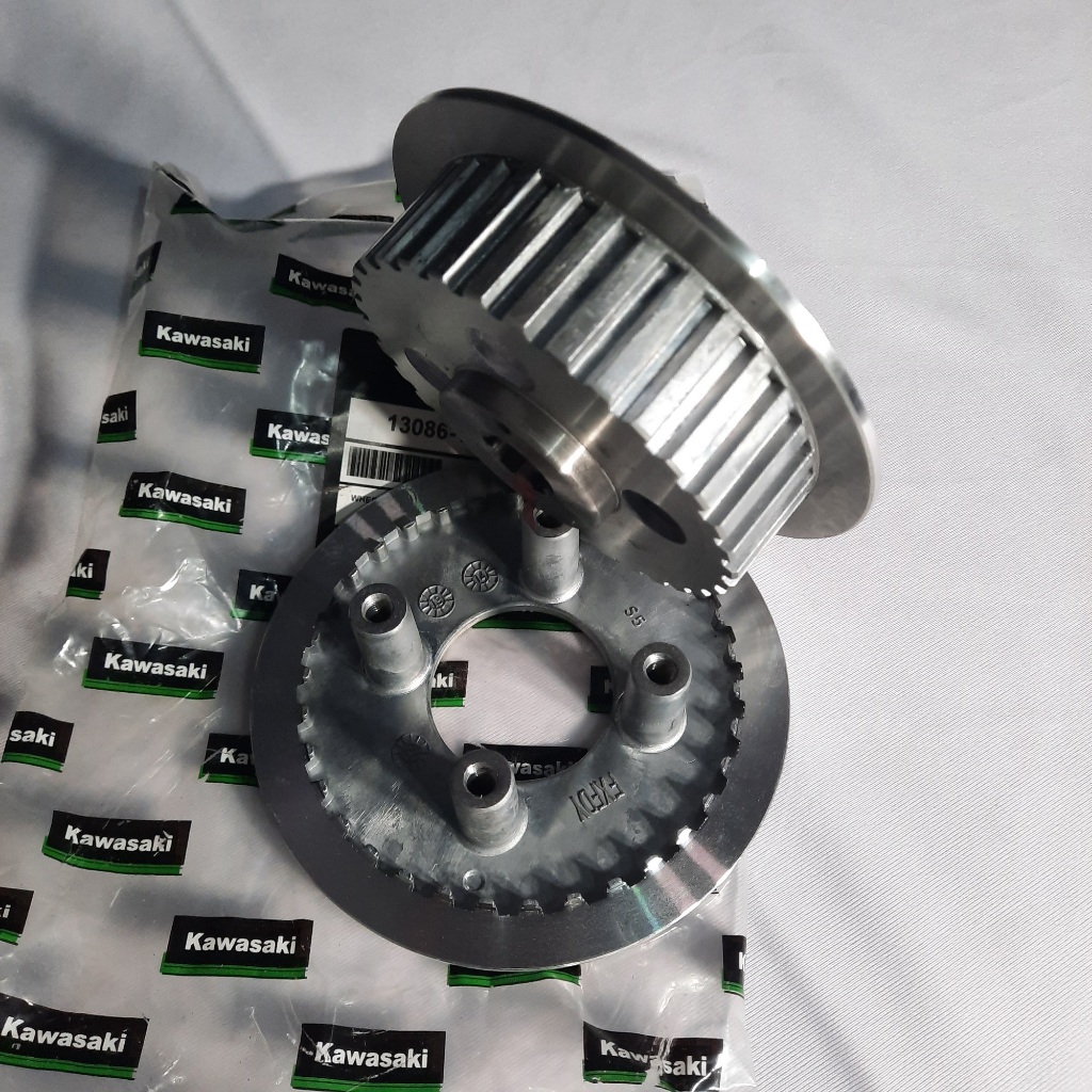 แผ่นซับคลัทช์ ที่อยู่อาศัย แถม 4 ขา KLX 150 SLG BF SM DTRACKER150, KLX 150 ดุมล้อคลัตช์