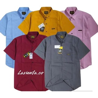 Kemeja Polos Pria  Lengan Pendek Premium Size M Sampai XXXL