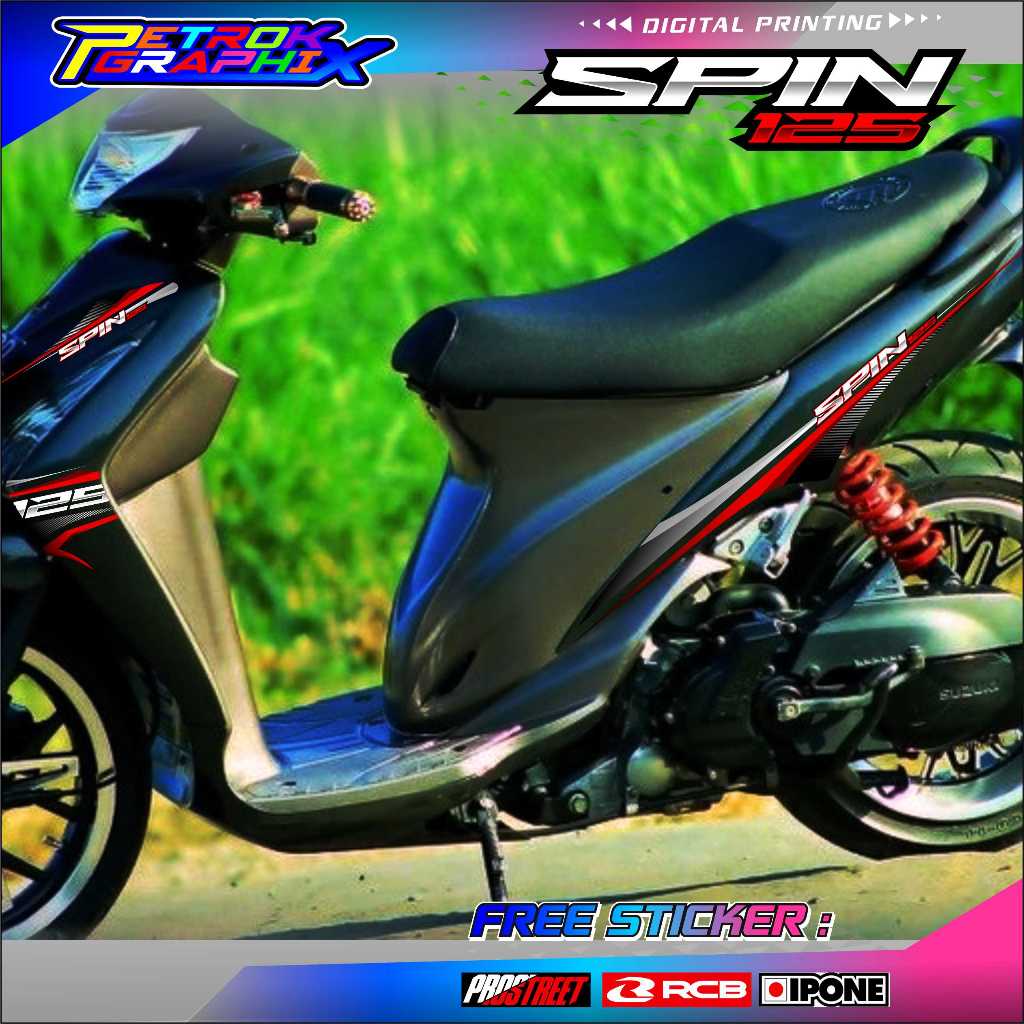 Striping VARIATIONS สําหรับ SUZUKI SPIN 125 MOTORCYCLES / สติ๊กเกอร์ LIST VARIATIONS ของ SUZUKI SPIN