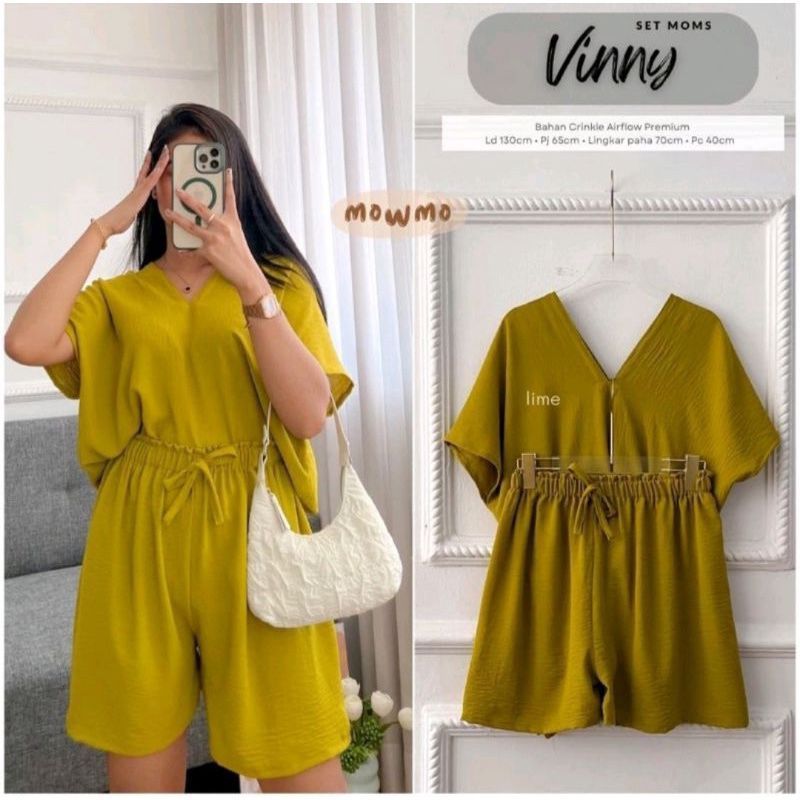 ONE SET VINNY CRINKLE AIRFLOW MATERIAL