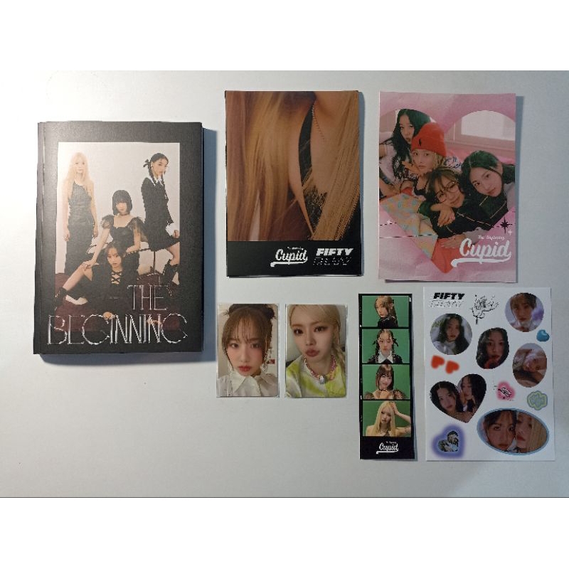 Fifty Album Fifty The Beginning Cupid Unlished Fullset Black Ver (BOOKED)