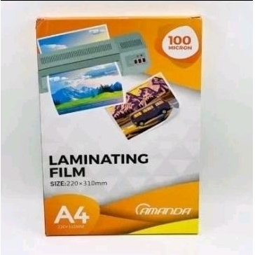 (PAK) Amanda A4 พลาสติกเคลือบบัตร 100 ไมครอน
