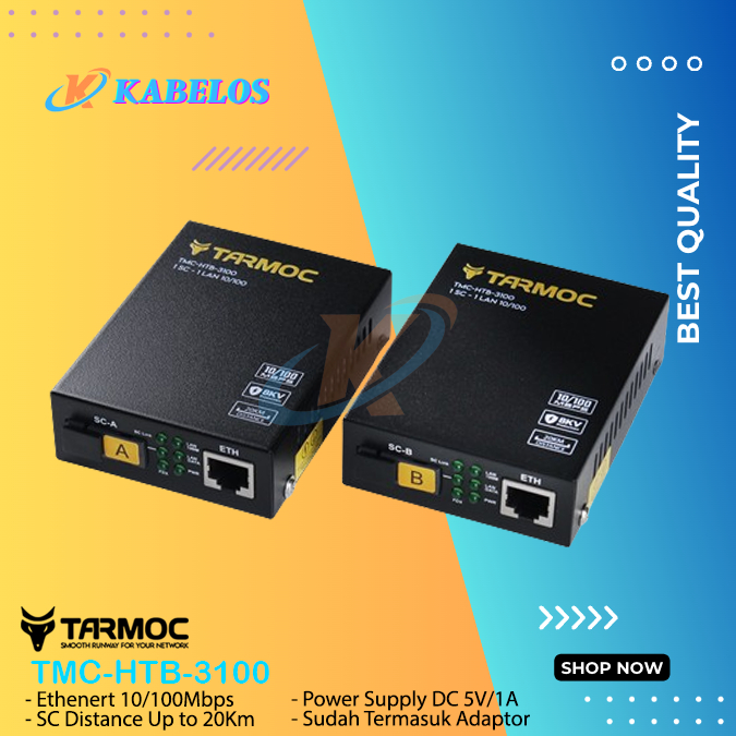 NetLink HTB3100 AB TMC-HTB-3100AB HTB 3100AB ตัวแปลงสื่อโหมดเดียว