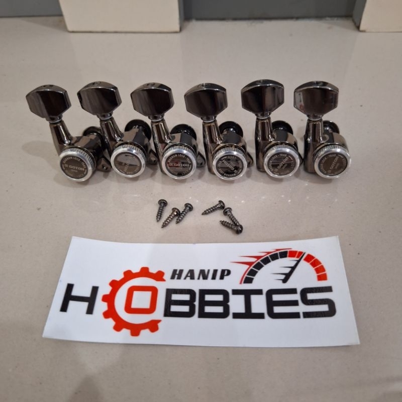 Gotoh MG-T Magnum 6 Inline Lock Lock Lock Locking Tuner Dryer Tuning Machine กีต้าร์