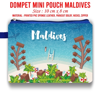 GANTUNGAN Maldives ของที่ระลึกกระเป๋าสตางค์กระเป๋าแผ่นรองเมาส์ Pin แม่เหล็กพวงกุญแจ Landmark โดย Country Maldives
