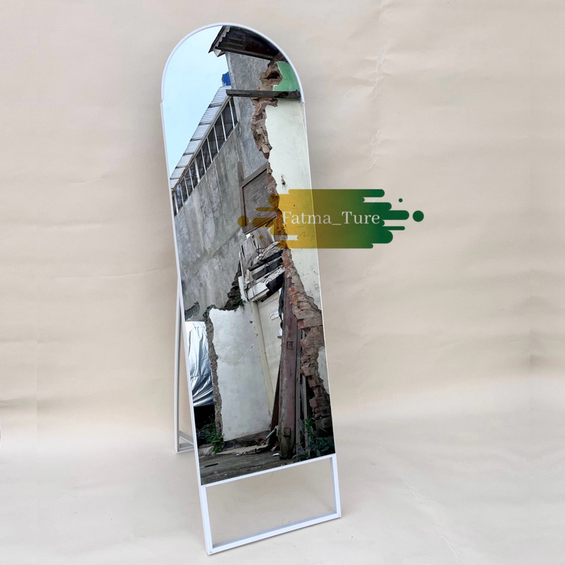 [BANDUNG] 140x40 OVAL STANDING MIRROR DECOMICAL STANDING MIRROR