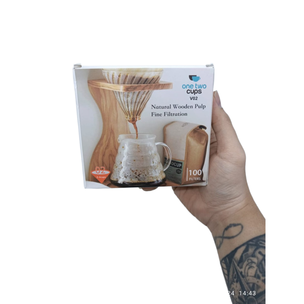 Oodty Coffee Paper Filter V02 V60 Pour Over Coffee Filter Paper