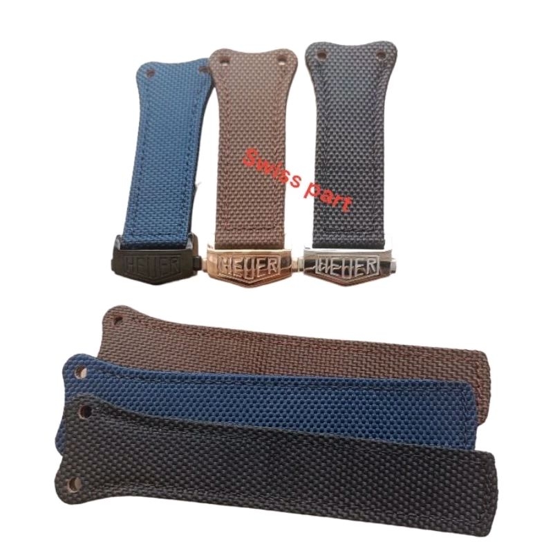 Tag Heuer Canvas Leather Coated Watch Strap Tag Heuer Jonnie Walker/Mclarende Watch Strap