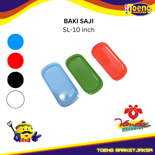 SL-10 นิ้ว PLAIN SRITHAI VANDA MELAMINE TRAY