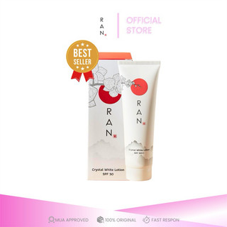 RAN CRYSTAL WHITE LOTION TONE UP BODY DENGAN WANGI PARFUM EROPA SPF 30pa++