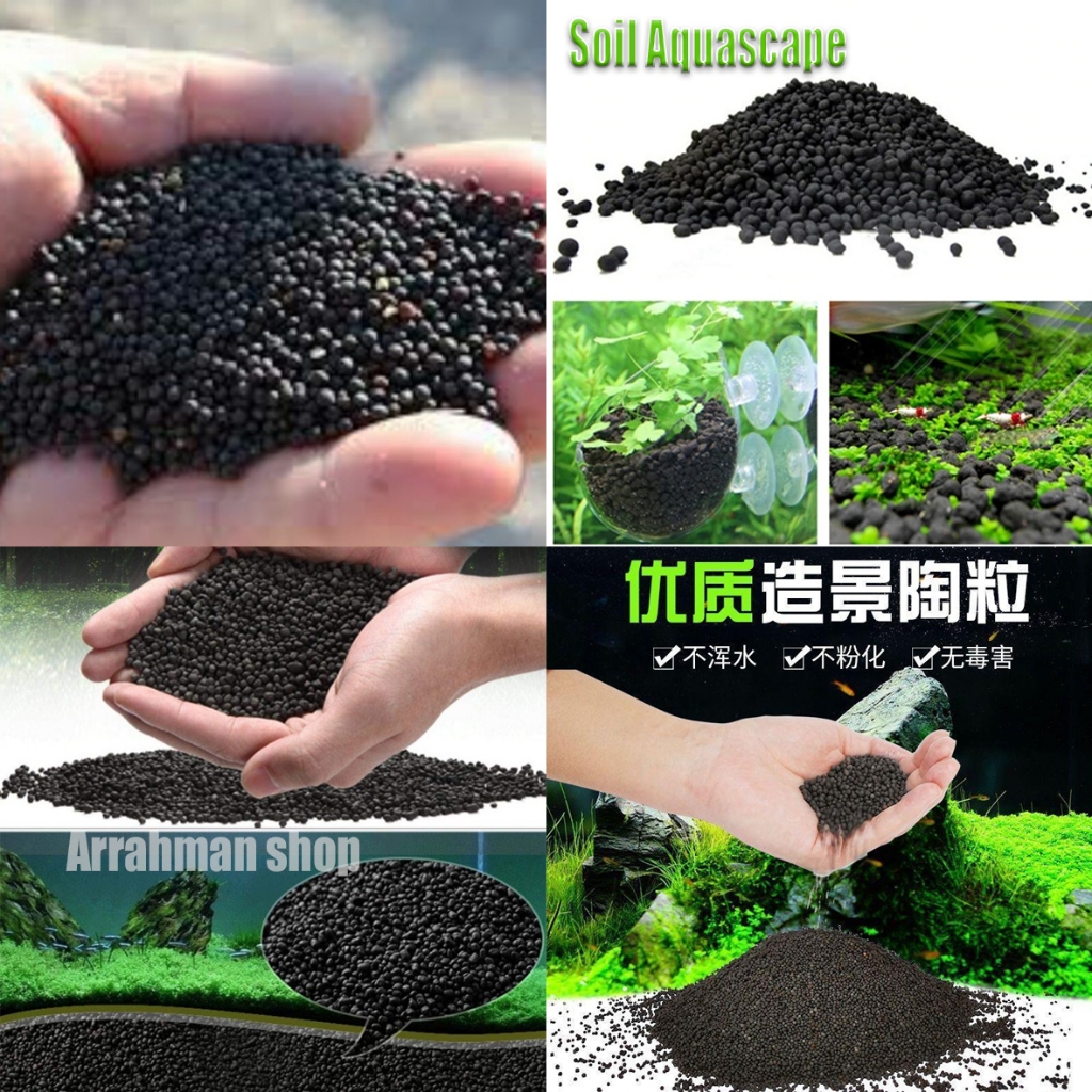 ดิน Aquascape Aquarium ปลูก Media Aquascape Aquarium พืชปุ๋ยเครื่องกรองน้ํา anti Toxic