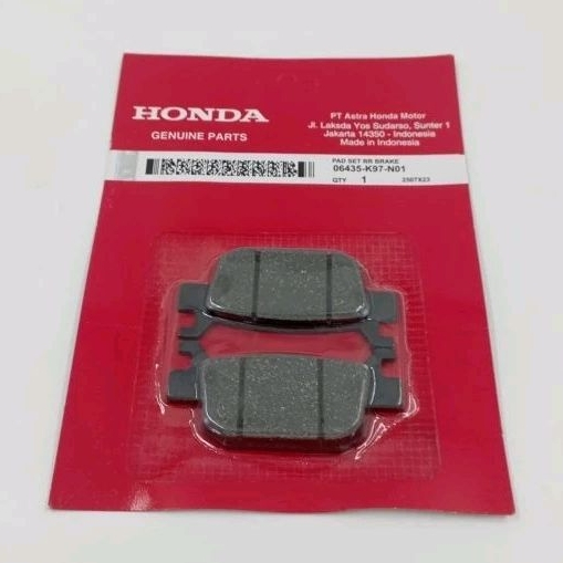 แผ่นรองเบรกด้านหลัง DISPAD K97 PCX OLD ADV HONDA PCX 150 PCX 160 CBS ABS STYLO 160 ABS 06435-K97-N01