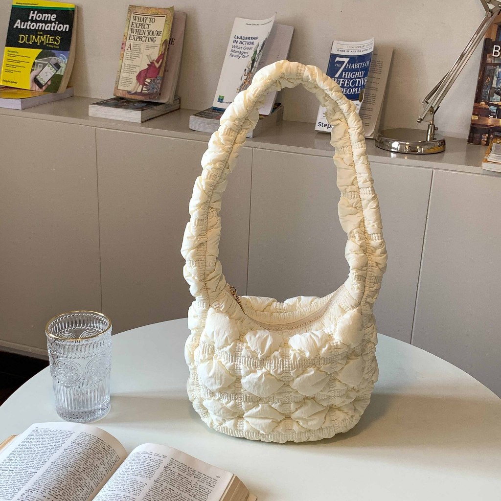 PositiveJune Quincy Bag - สีขาว