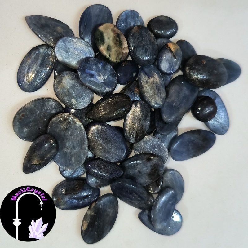 Natural Kyanite Cabochon Natural Stone Mix Size สุ่ม