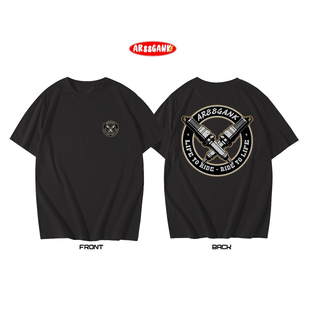 เสื้อ AR88GANK LIFE TO RIDE unizex