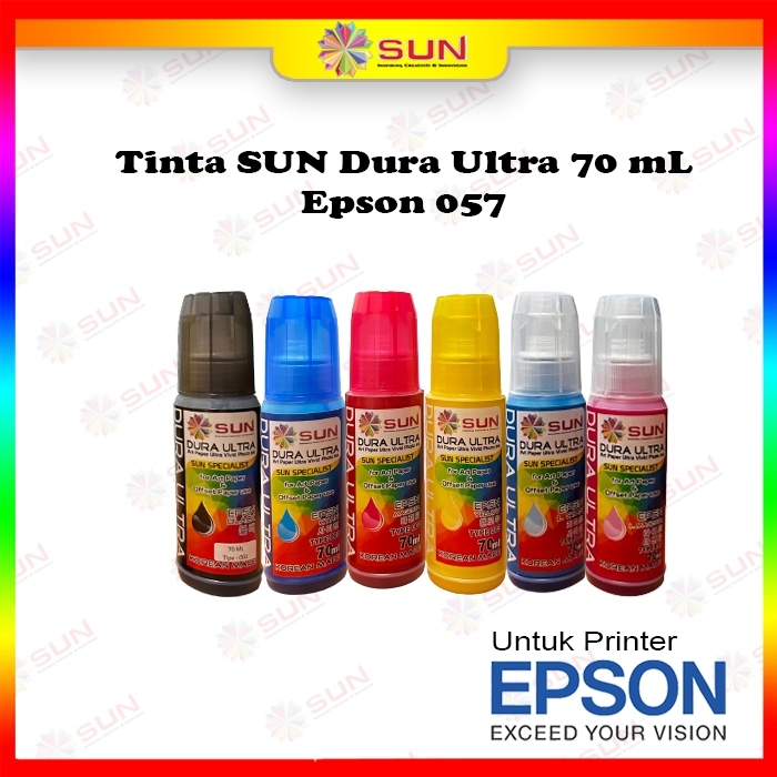 Epson Art Paper INK 003 / 001 / 664 / 057 Korea Best - SUN DURA ULTRA INK 70 ml สําหรับ Epson L1100 