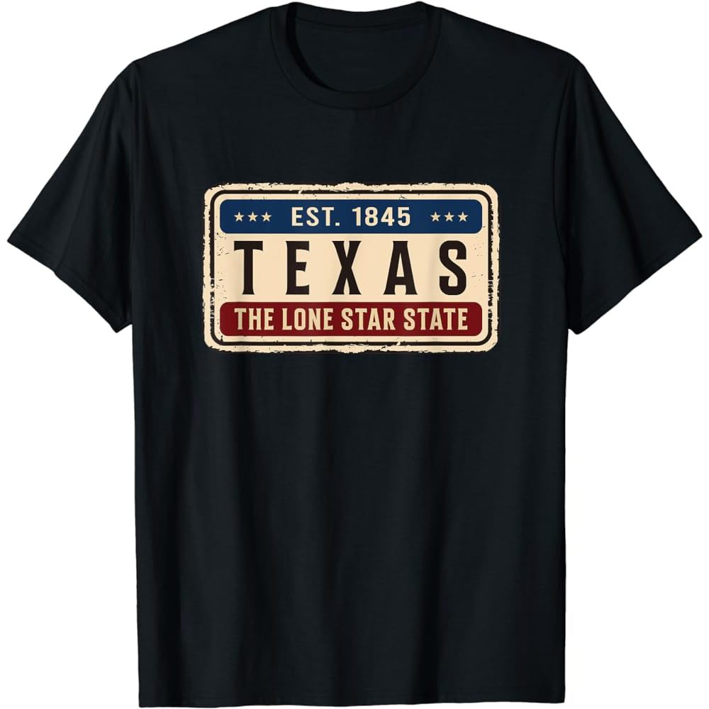 เสื้อยืดของที่ระลึก Texas America - เสื้อของที่ระลึก Texas City USA ชุด 3