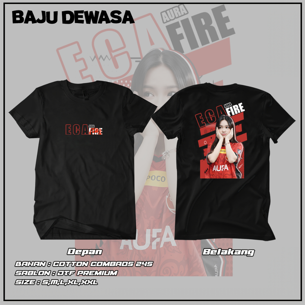 Aura Fire Adult Clothes - แบรนด์ Ambasador Aura Fire Eca - Eca Aura - สินค้าพรีเมี่ยม Aura Fire - El