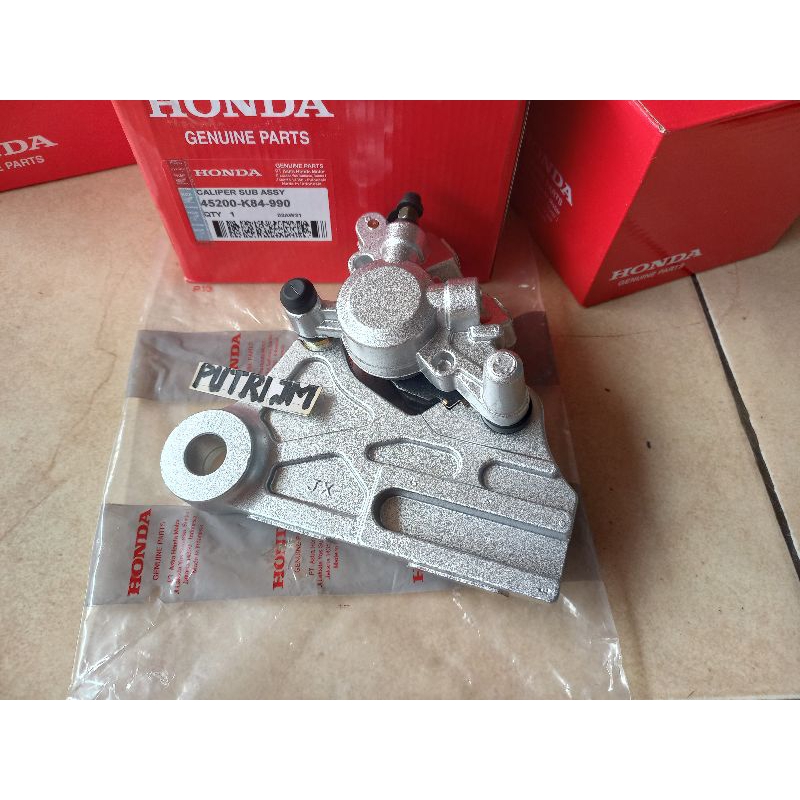 CRF 150L REAR DISC CALIPER PLUS ORIGINAL BRACKETS K84