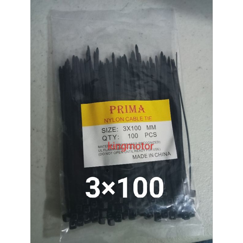 CABLE TIES 3X100 MM CONTENTS 100PCS CABLE TIE CABLE TIE CABLE TIE CABLE