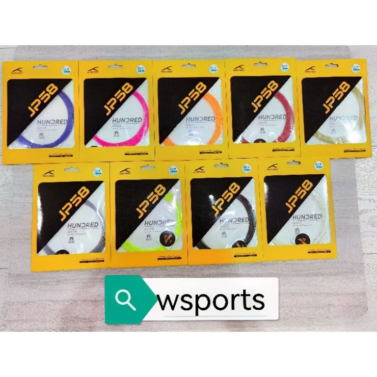 CODE W75V HUNDRED JP58 สายแบดมินตัน Made In Japan Original JP 58 HNDRD
