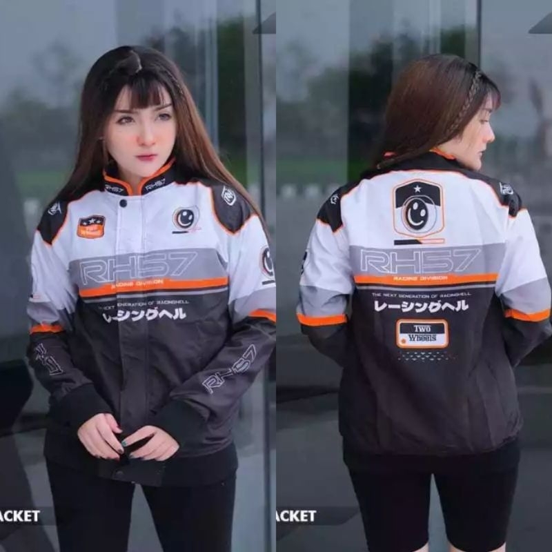 Nascar Jacket Racing Hell Rh57 Smiley Racing Division Jacket สําหรับผู้ชายผู้หญิง