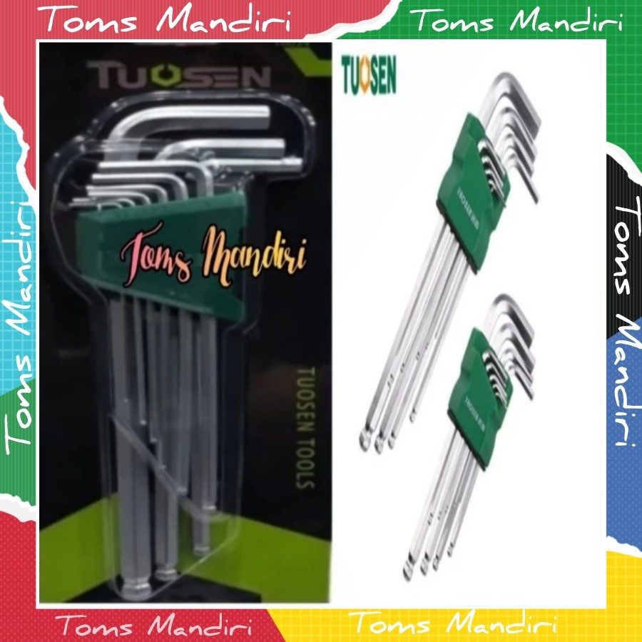 Tuosen ชุดลูกโซ่ยาว 9 ชิ้น