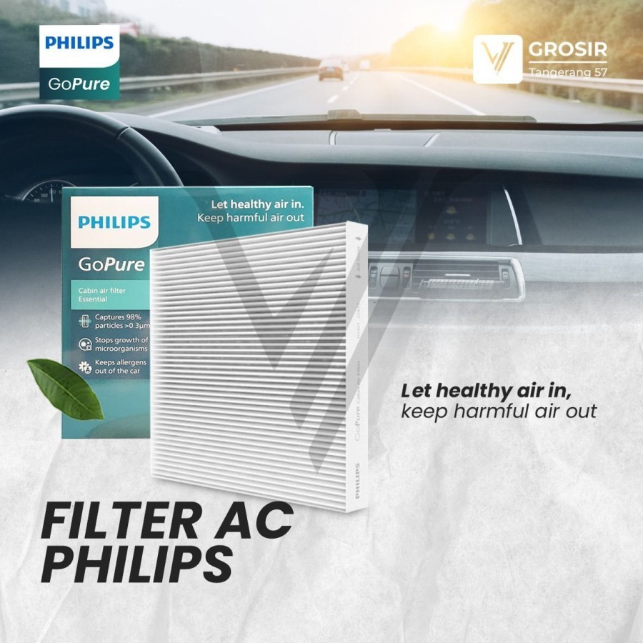 Philips Civic FD FB 2006-2016 D1041 Go Pure Cabin AC Filter