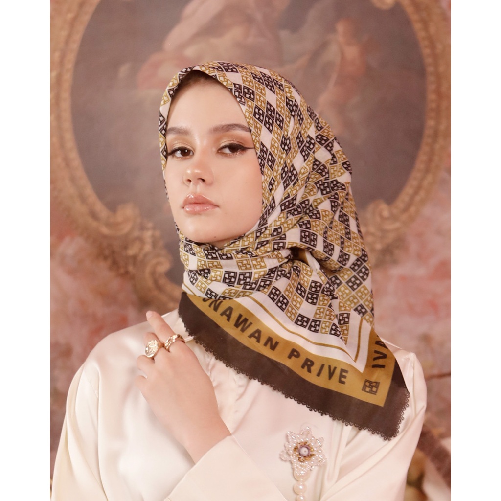 IVAN GUNAWAN PRIVE - Regal Prive Scarf Hijab Segi Empat Jilbab ORIGINAL By IVAN GUNAWAN