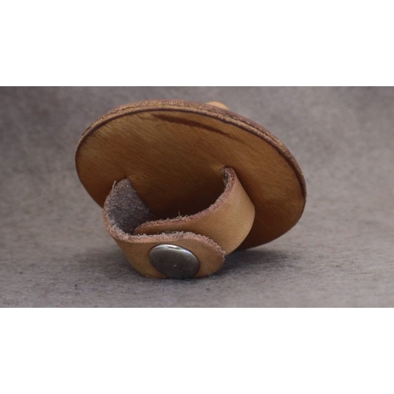 หมวกหนังแฮนด์เมด Wogle (Ring Kacu) Original Made in Indoscoutshop | ชื่อที่กําหนดเอง