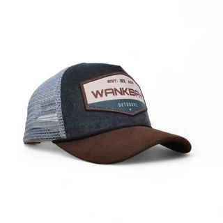 Wankbay Trucker Outdoor Corduroy haxagon หมวกตาข่ายผู้ชาย