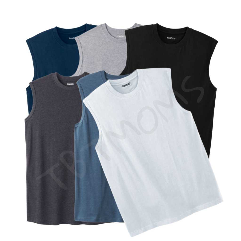 แพคเกจ 6 ชิ ้ น 100rb 100 % Premium Cool Boys T-Shirts/Men 's Tanktop Tops/Men 's Singlet Shirts